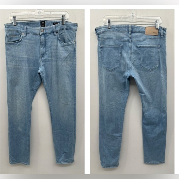 HUGO BOSS men’s slim cut blue jeans. 34